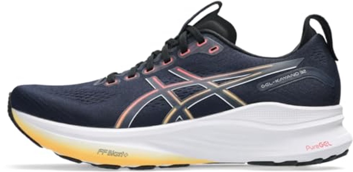 ASICS GEL-KAYANO 32 Hardloopschoenen Heren 46 Zwart