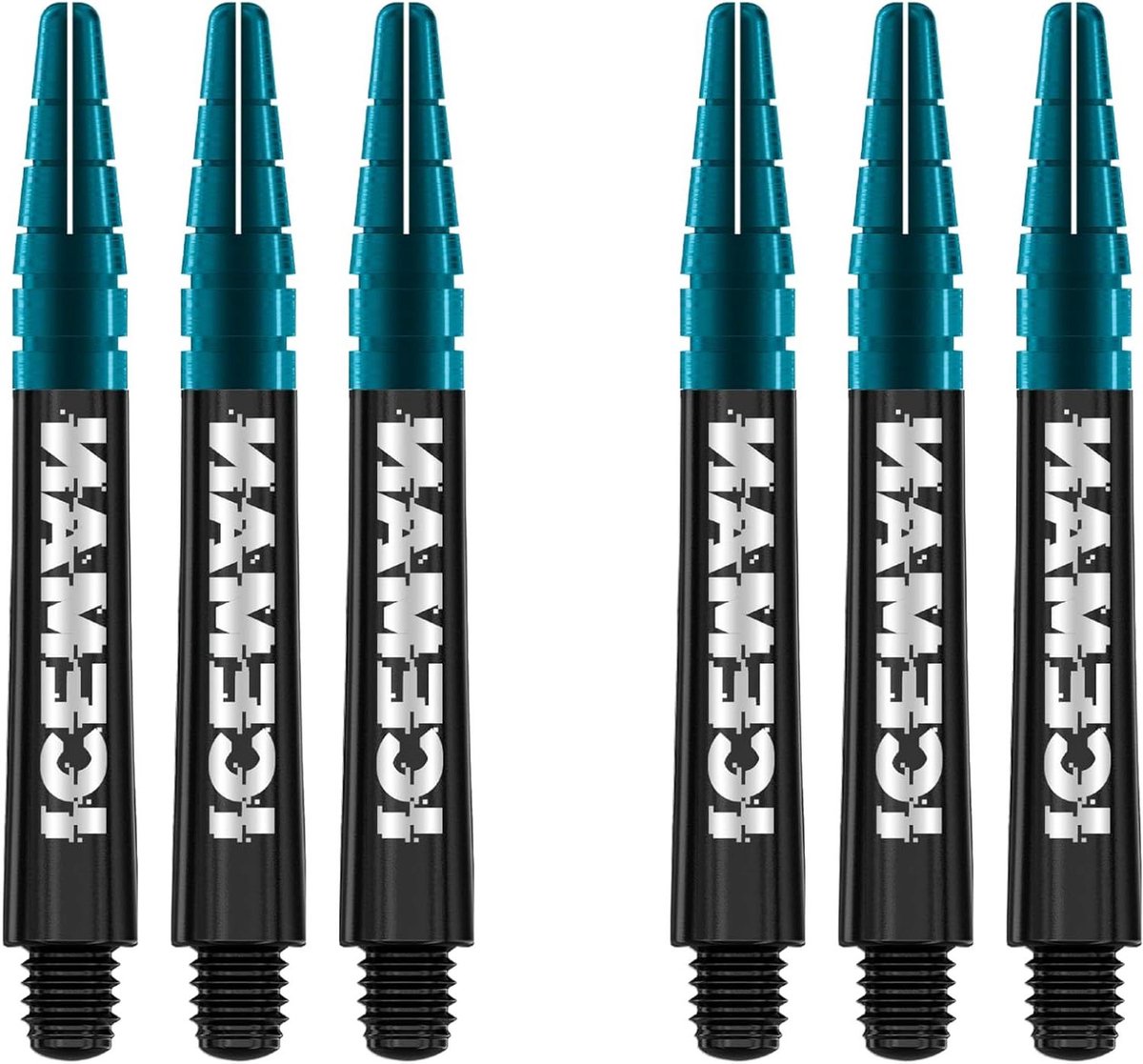 Dartschachten - Dart Accessoires - Darts Spelen - Vluchtvergrendelingssysteem - 6 stuks - Zwart