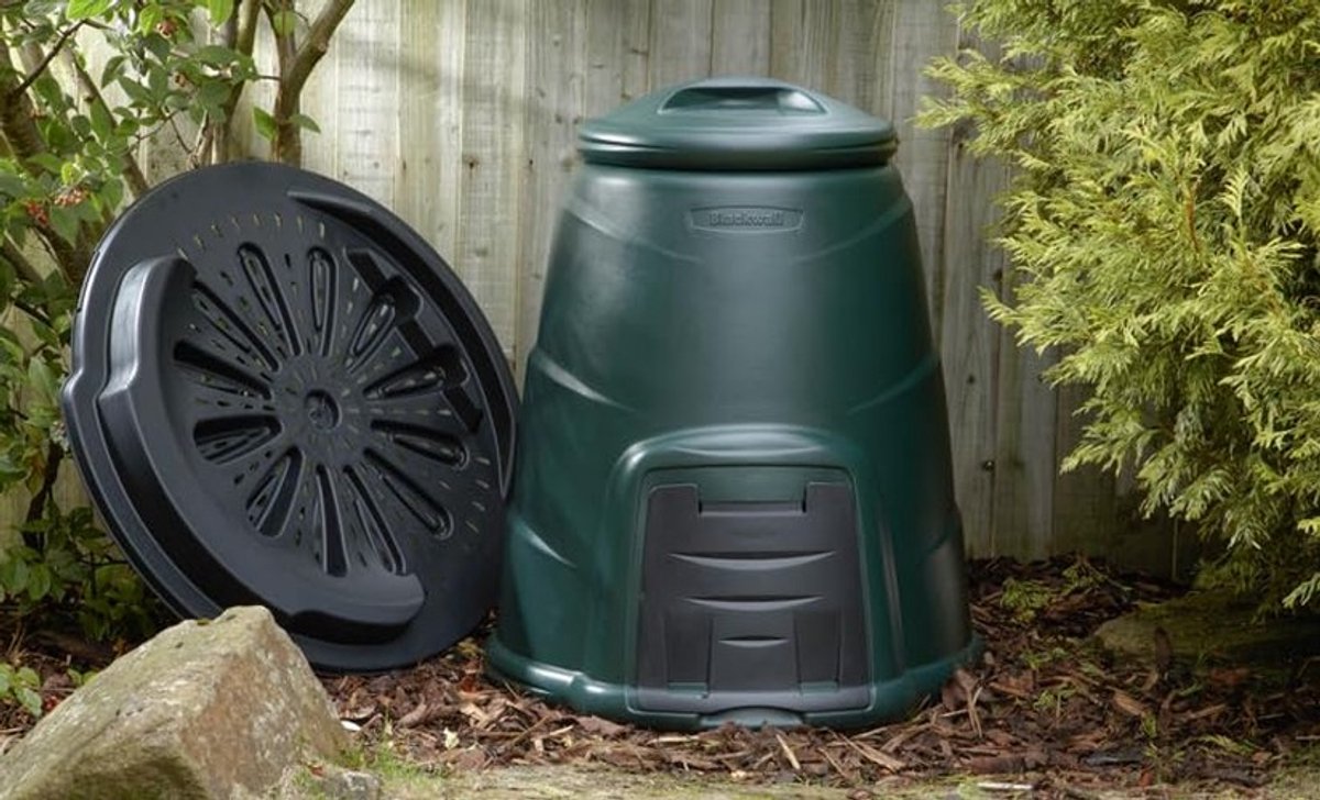 Elzusha - Composteerbak 330 Liter met Winddichte Deksel