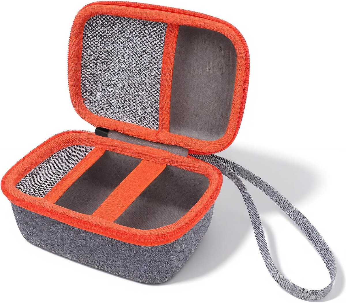 Draagbare Hard Case voor Mini Speler, Geschikt voor 36 Kaarten met Mesh Pocket, Ideaal voor Kinderen en Audioboeken