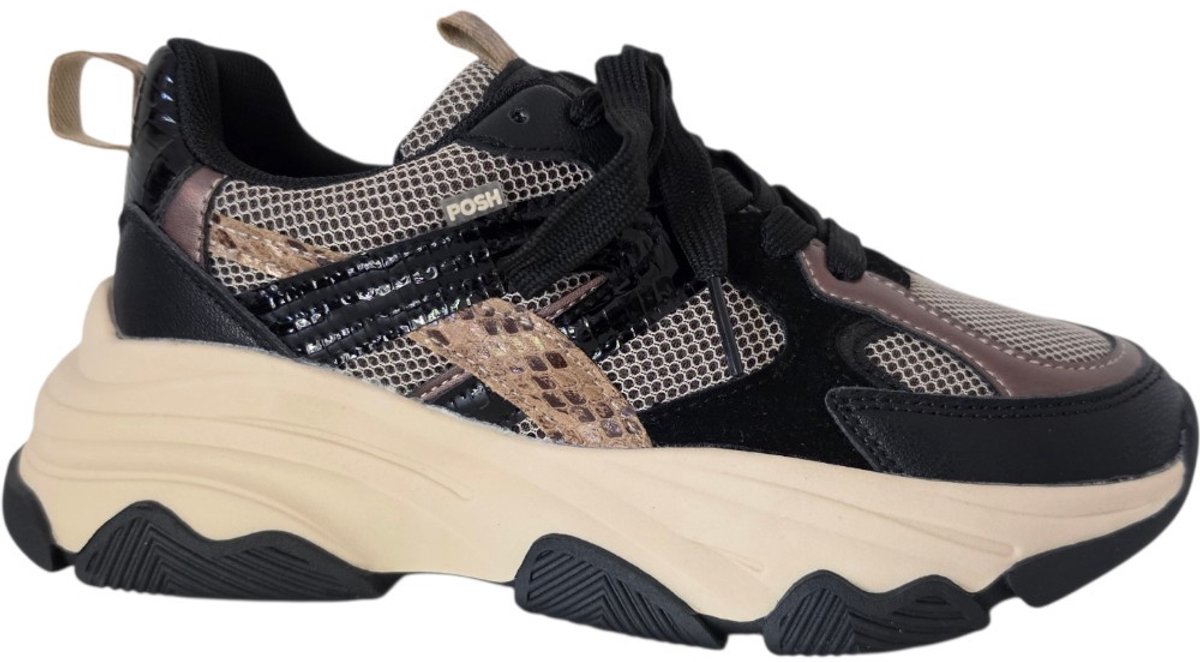 Poelman Sneaker Cgigi Zwart
