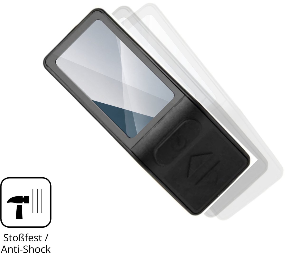 dipos – 2x Pantserfolie geschikt voor Cloudpower KT-TF04 Display | 9H Screenprotector