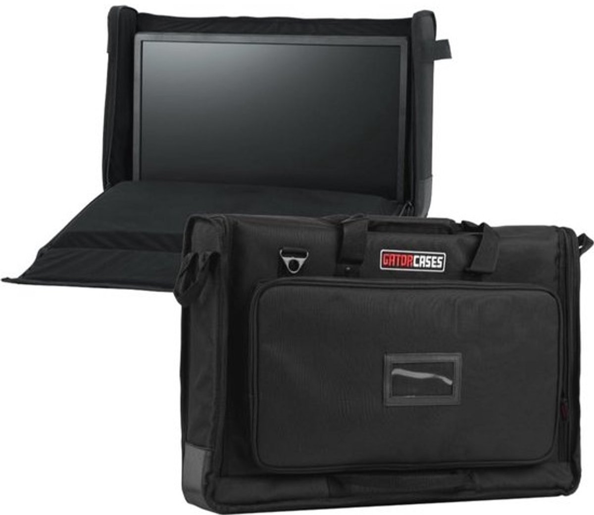 Gewatteerde Nylon Draagtas voor LCD Schermen, Monitoren en TV's 19" - 24"