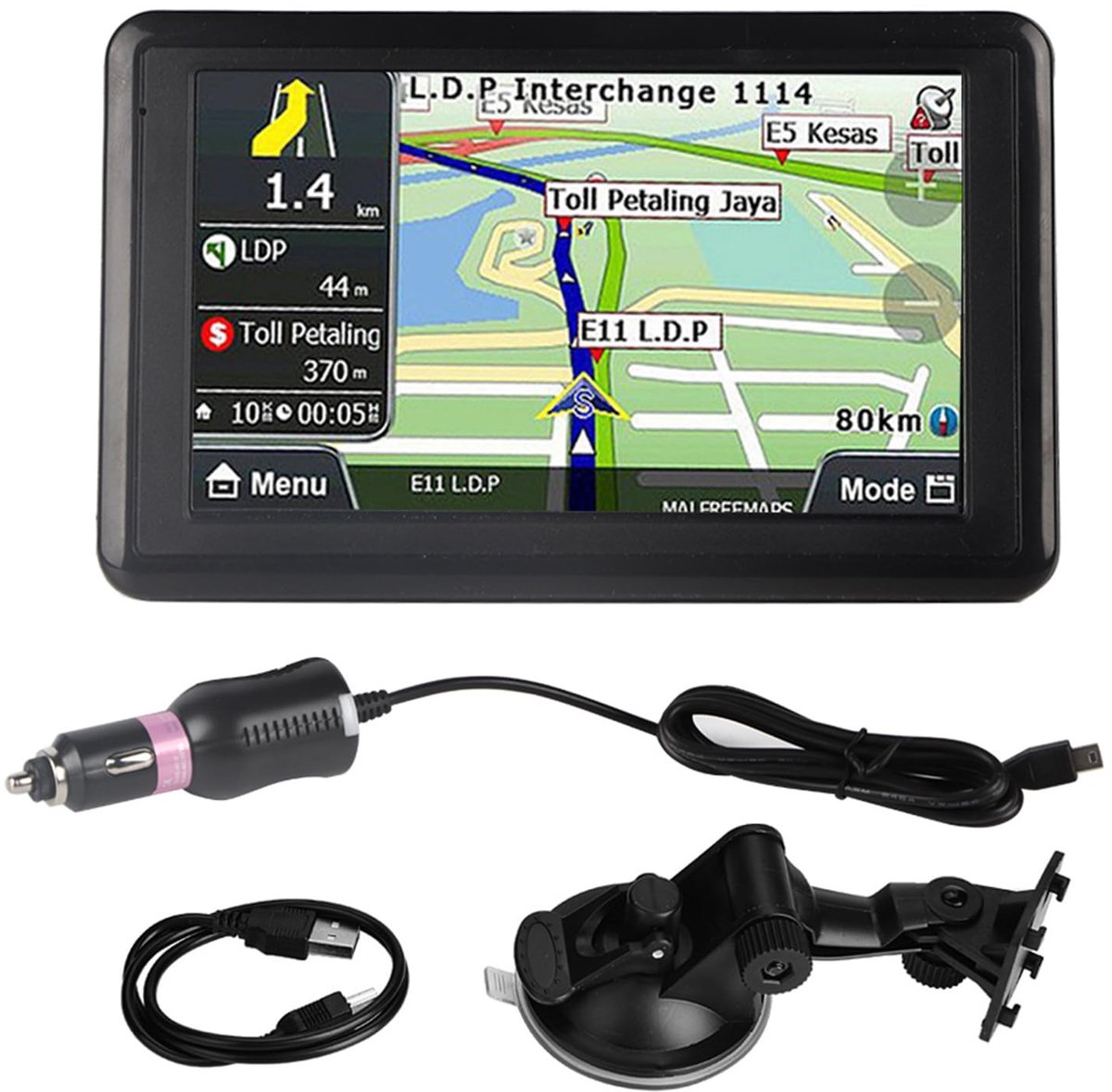 GPS navigatie, Dubbel Touchscreen GPS navigator DDR256M 8G MP3 FM Kaart Europa Kaart 508 Universeel voor Auto - ShopVlot