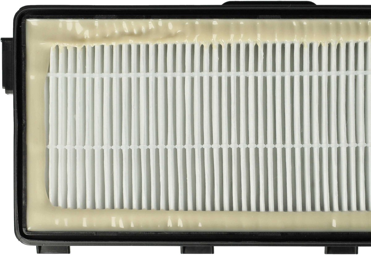 vhbw 2 stofzuigerfilters, compatibel met Miele HYGIENIC POWER, INDIGO, Indian Summer, Jazz en Green Magic stofzuigers – HEPA-uitlaatfilters, zwart en wit