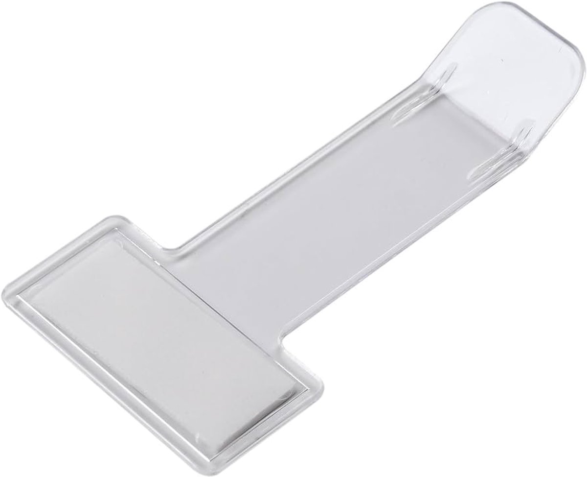 Parkeerticket houder zelfklevend - Parkeerkaart klem - Parkeerclip auto - Tickethouder - Ticketclip - Parkeerbewijs houder - Autoraam kaarthouder - Parking ticket holder - Transparant - Jonyx