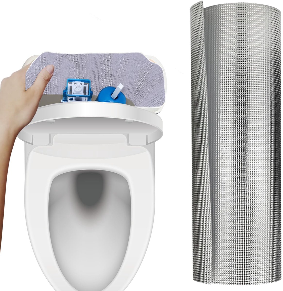 Solidchoice - Zelfklevende Anti-condens Mat voor Toiletreservoir