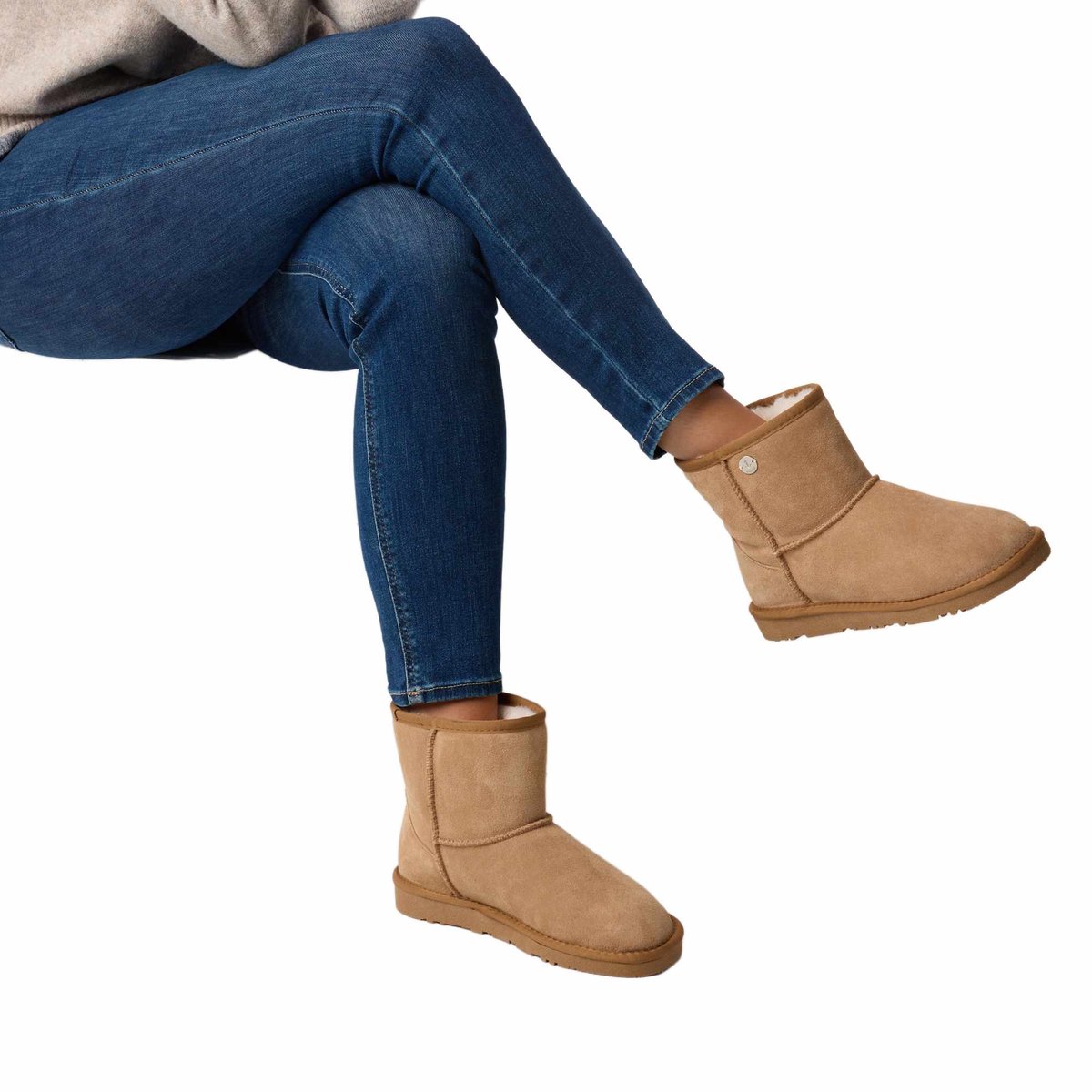 Seaside Montana Suede Wool Boots – Warme winterschoenen dames – Maat 37