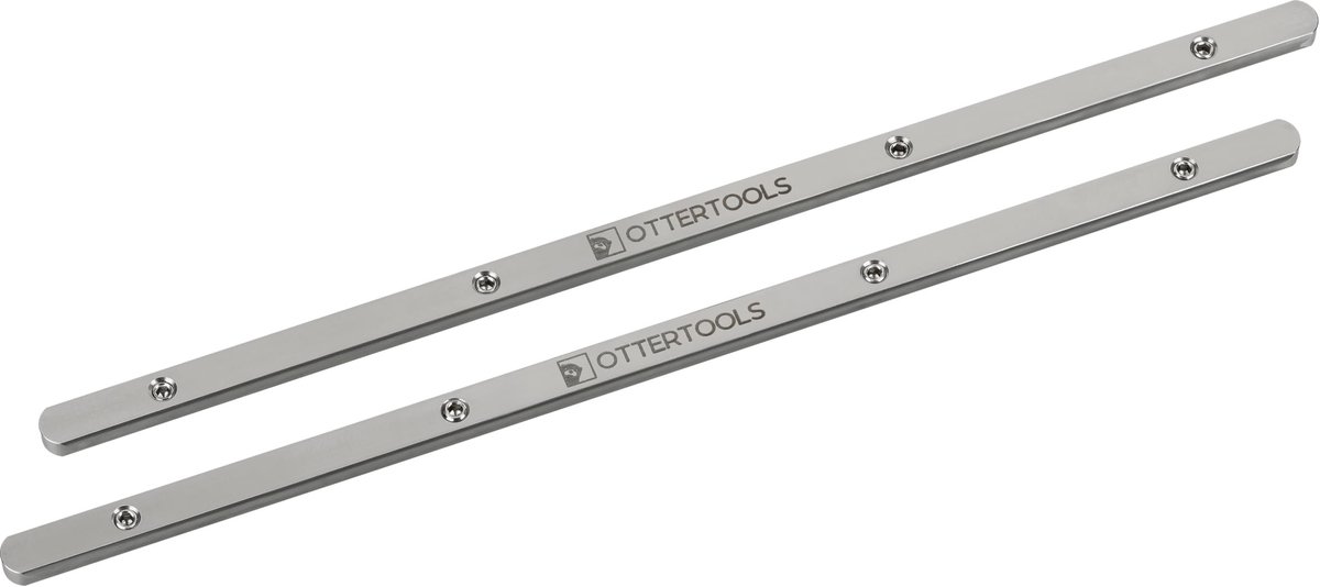 Solidchoice - Gidsrail Verbinders - Set van 2 - Roestvrij Staal