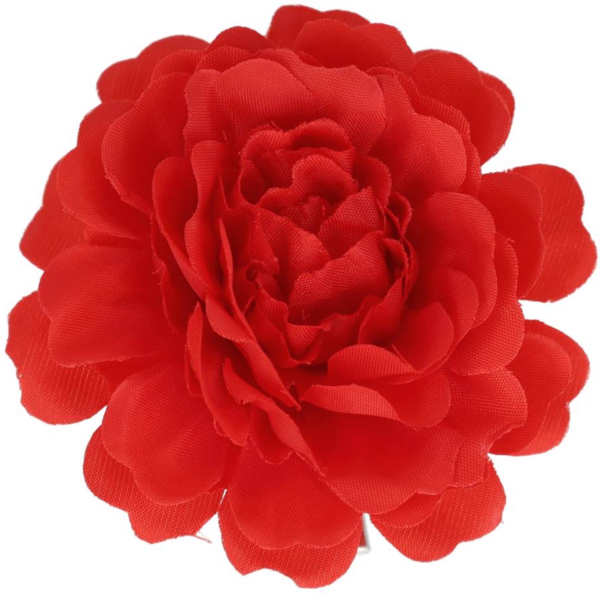 Haarsoires Haarspeld Duckklem 5cm – Haarbloem – Rood - Sterke Haarclip voor Styling & Dagelijks Gebruik - Hair Clip - Decoratieve Haaraccessoire