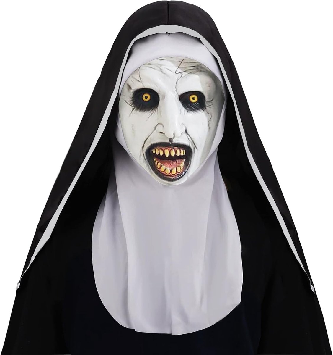 Horror Nonne Halloween Masker - Stil B - Voor Externe Gebruik