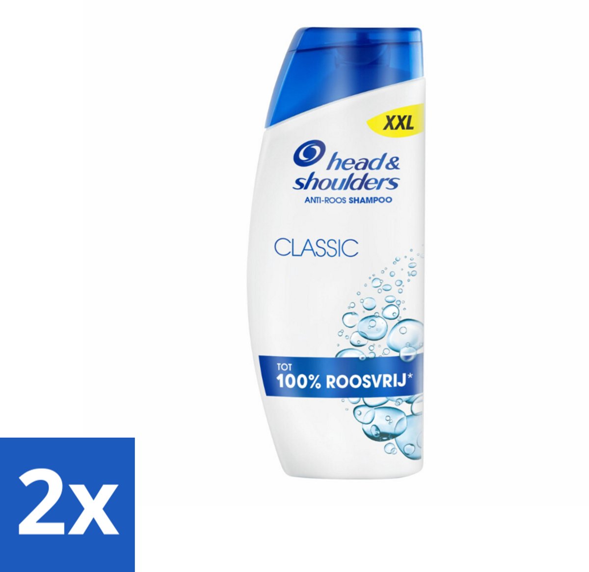 2 x Head & Shoulders – Shampoo – Classic – 625 ml - Anti-roos Shampoo - Roosvrij Haar - Gezonde Hoofdhuid - Microbiome Balance - Fris Haar