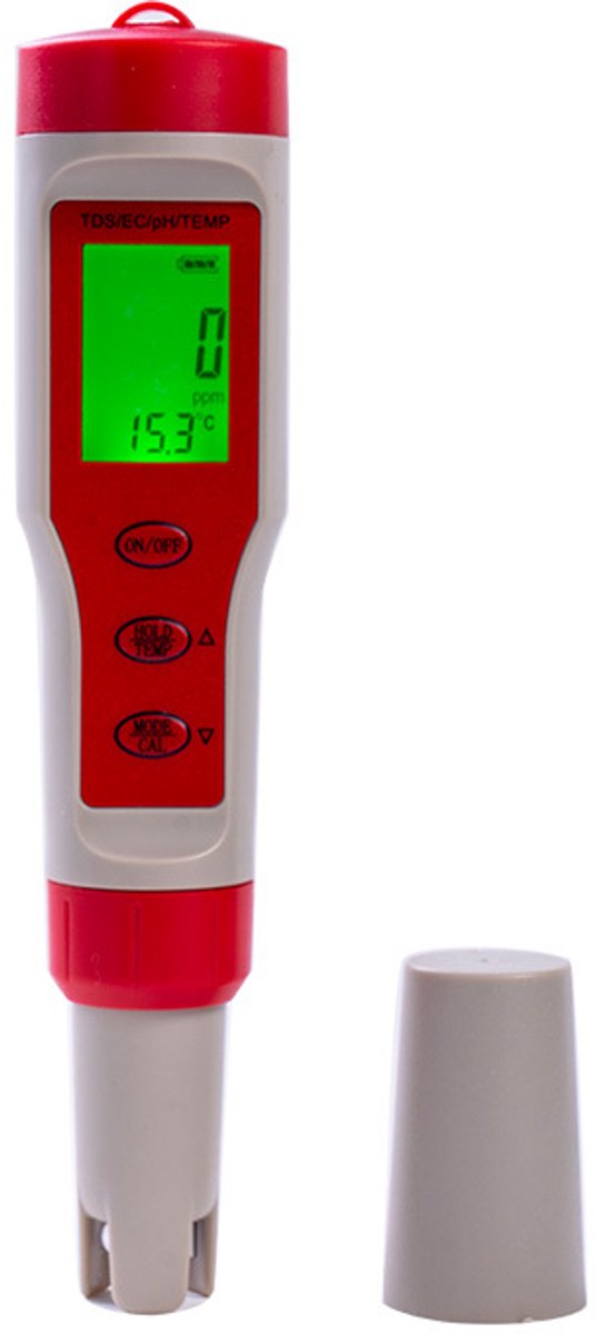 Nauwkeurige pH/TDS/EC/TEMP-meter: Uw Waterkwaliteitstester