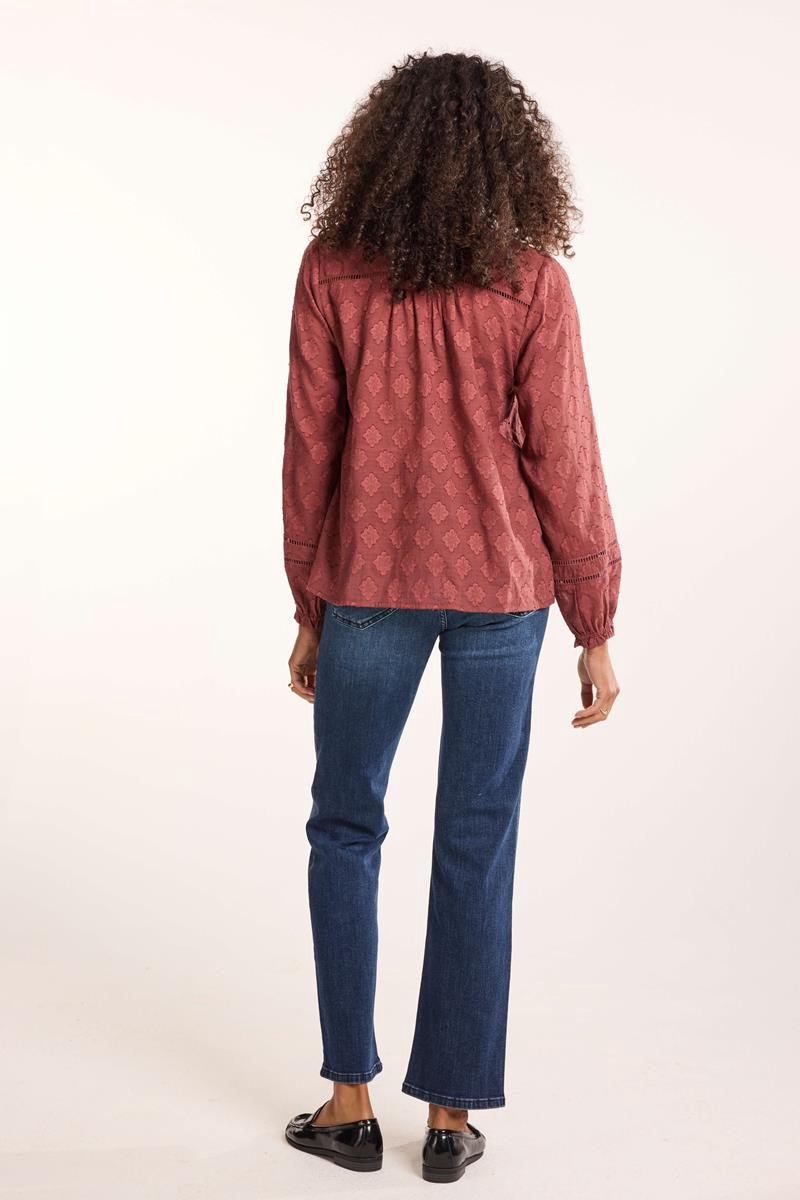 DIDI Dames Blouse Esmee Hot chocolate maat 36