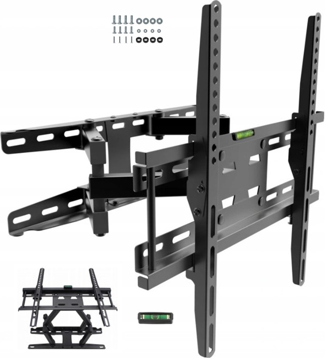 Draaibare TV Muurbeugel - Universeel & Robuust (45 kg)