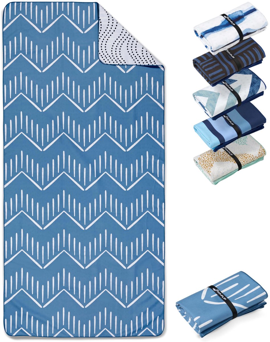 Fit-Flip Stranddeken XXL - Microvezel strandhanddoek groot - handdoek licht en sneldrogend - ShopVlot