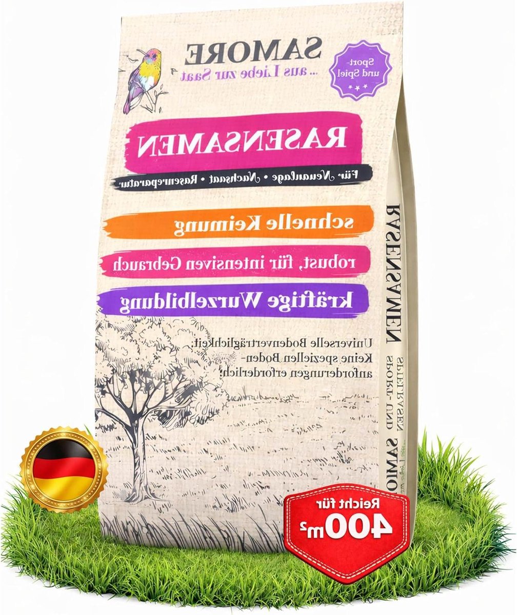 Graszaad - Gazonmengsel - Sport en spel - Snelkiemend - 10 kg - Diepgroen
