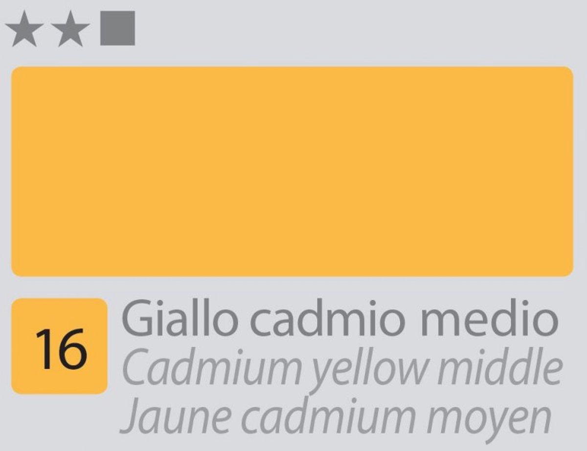 Divolo Accademia Olieverf 20 ml. - Cadmium Yellow Middle