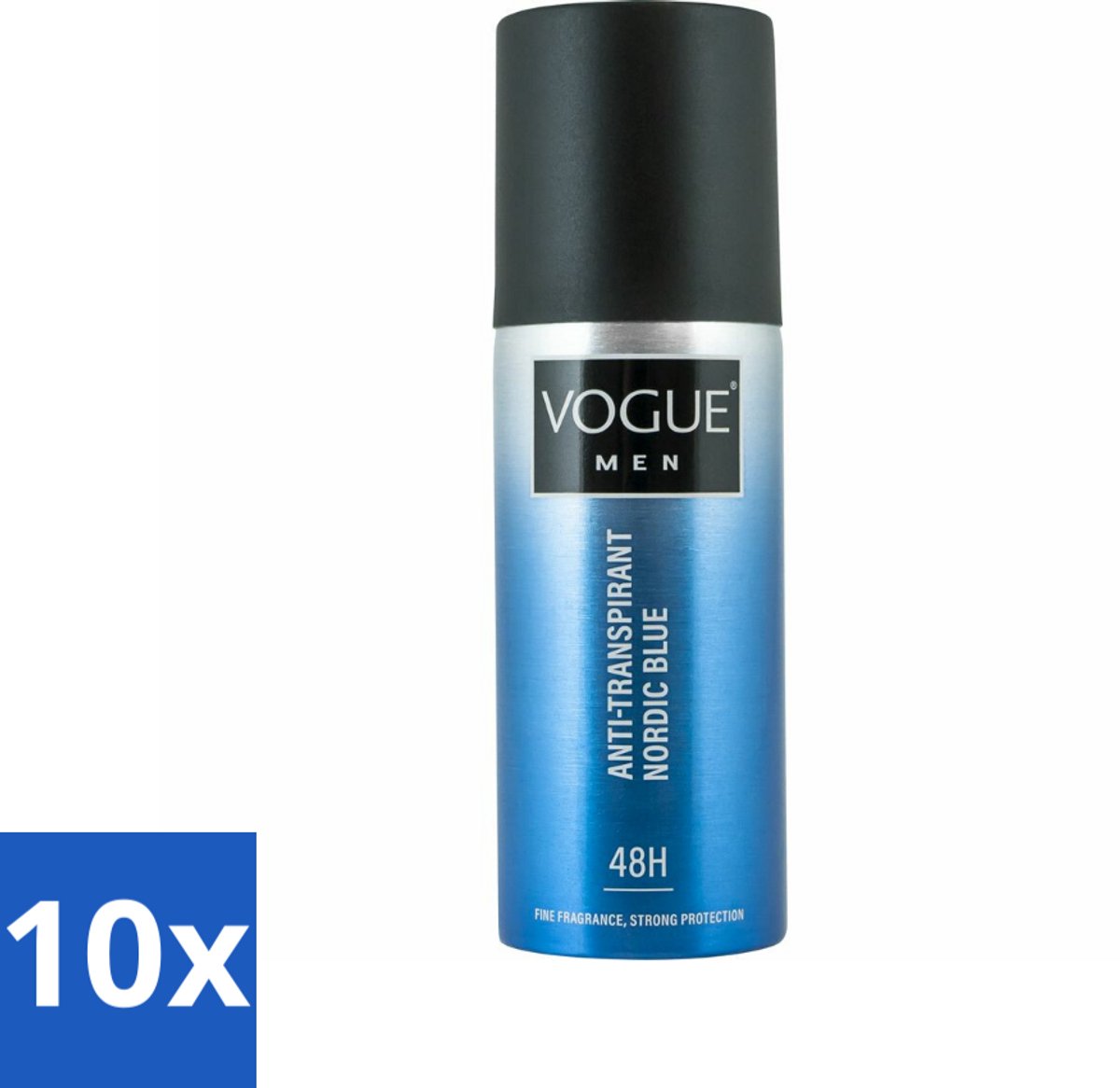 Vogue Anti-Transpirant Nordic Blue 150 ml - Bulkverpakking - 10 stuks