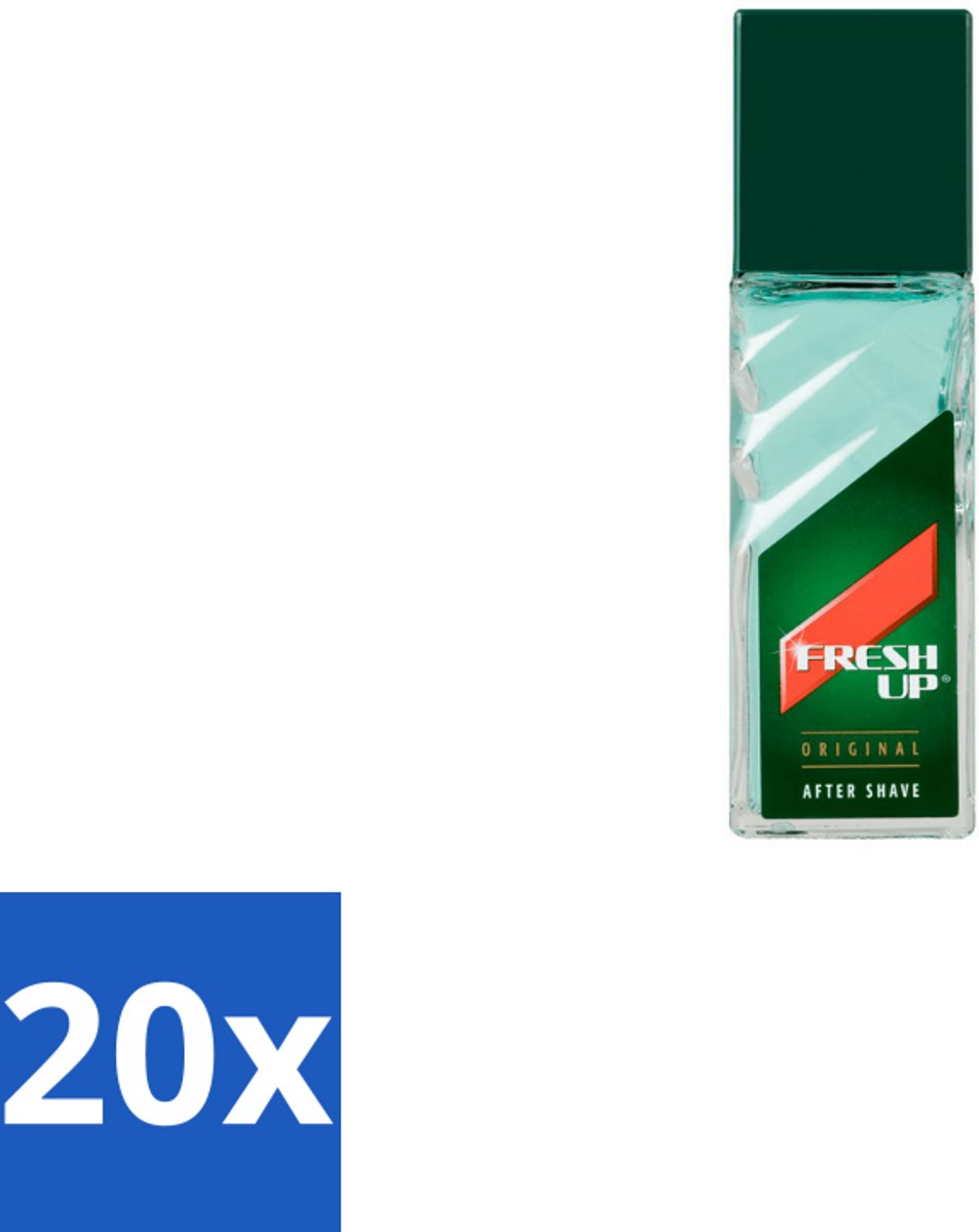 20 x Fresh-Up After Shave Roller 100 ml - Aftershave Lotion - Scheren - Huidverzorging - Menthol - Hamamelis