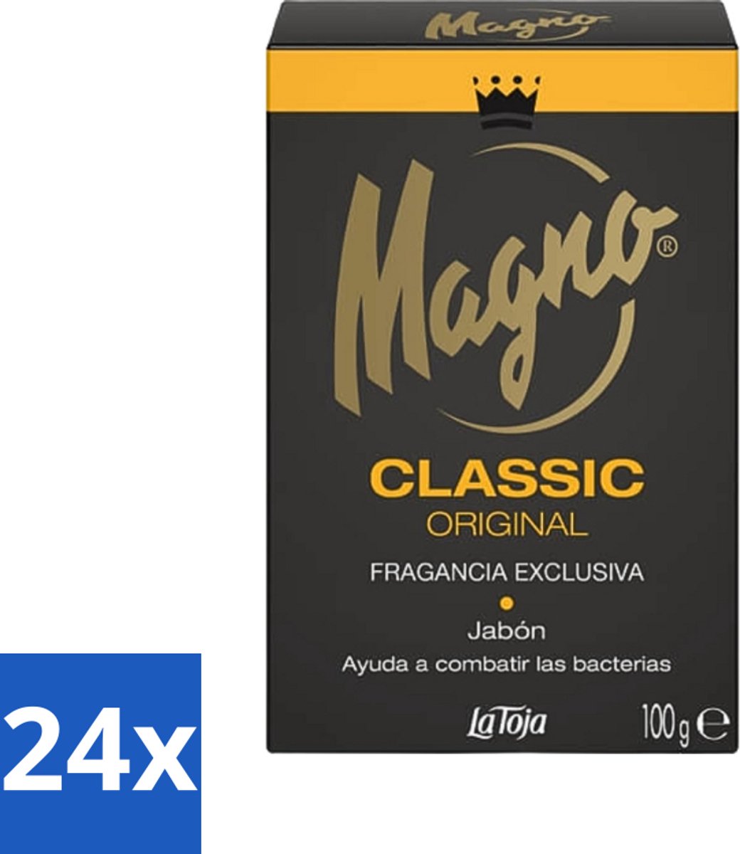24 x Magno - Jabón Manos Classic - Zeep Set - 2 x 100 g - Magno Classic Handzeep - Spaanse Zeep - Handzeep - Zeep Voor Huid - Zeep Voor Handen