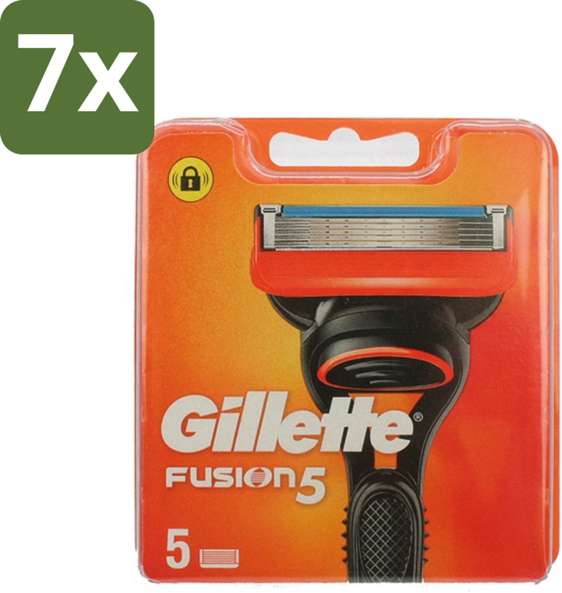 7 x Gillette - Fusion 5 - Navulscheermesjes - 5 Navulmesjes - Scheermesjes - Scheren - Scheren Mesjes - Scheren Voor Gezicht - Scheren Voor Mannen