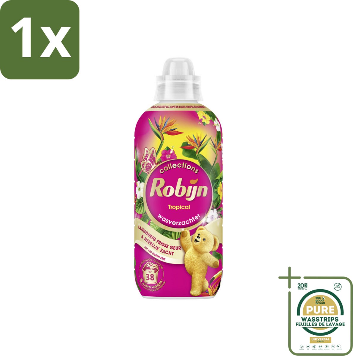1 x Robijn – Wasverzachter – Tropical – 765 ml- Koffie - Koffiezetapparaat - Koffiezetapparaat