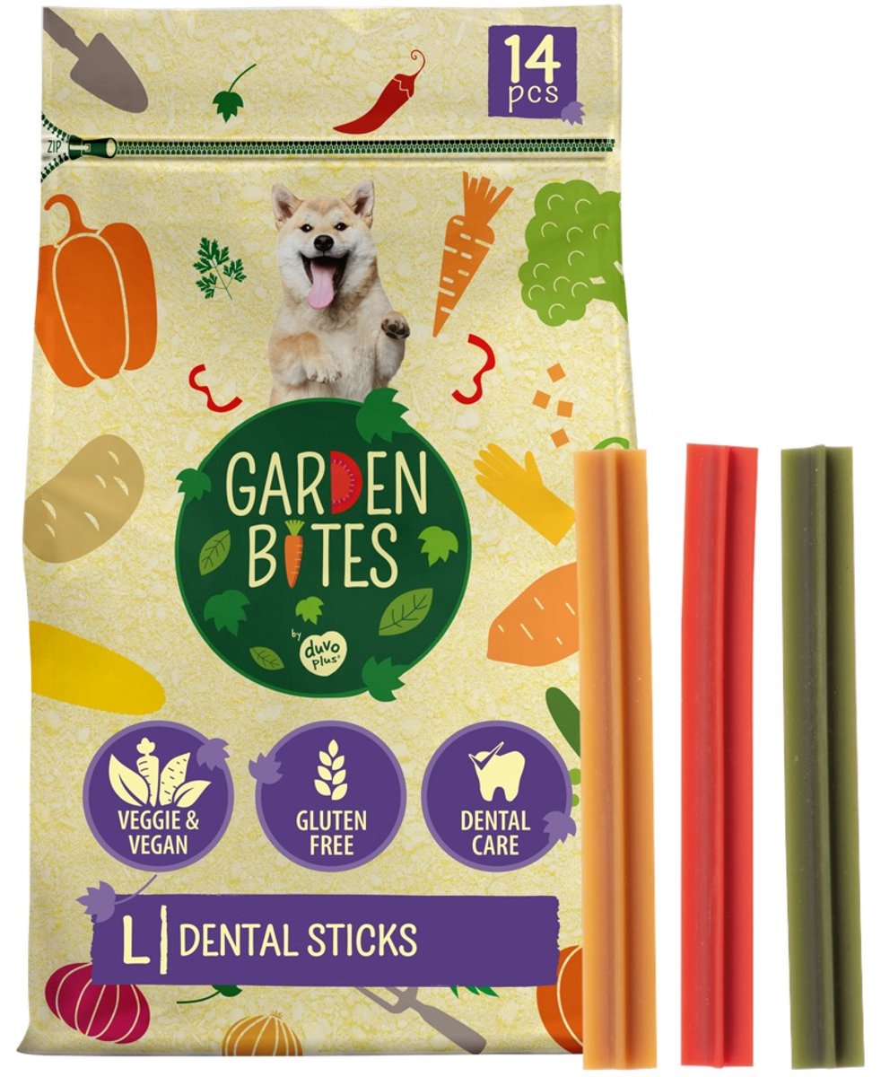 Garden Bites Dental Sticks hondensnack 2 x L