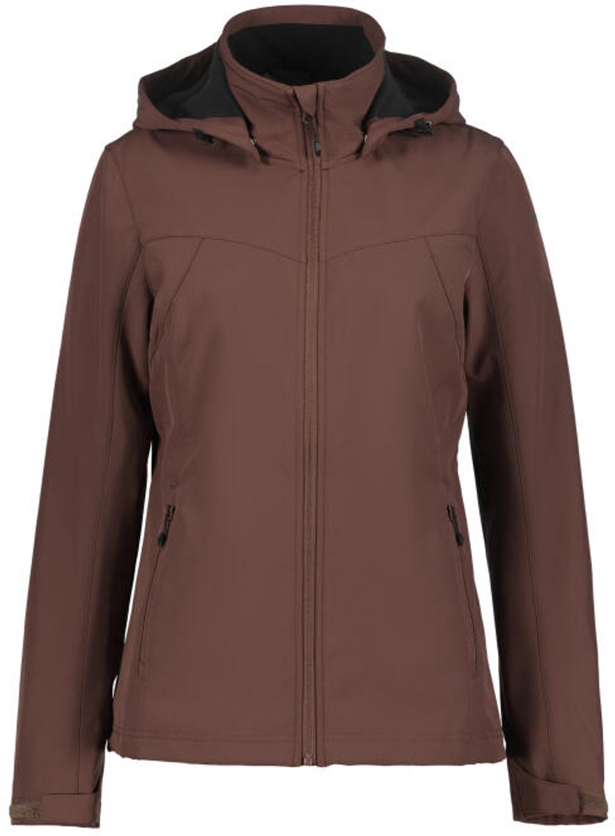 ICEPEAK BRENHAM Vrouwen Outdoorjas Chocoladebruin