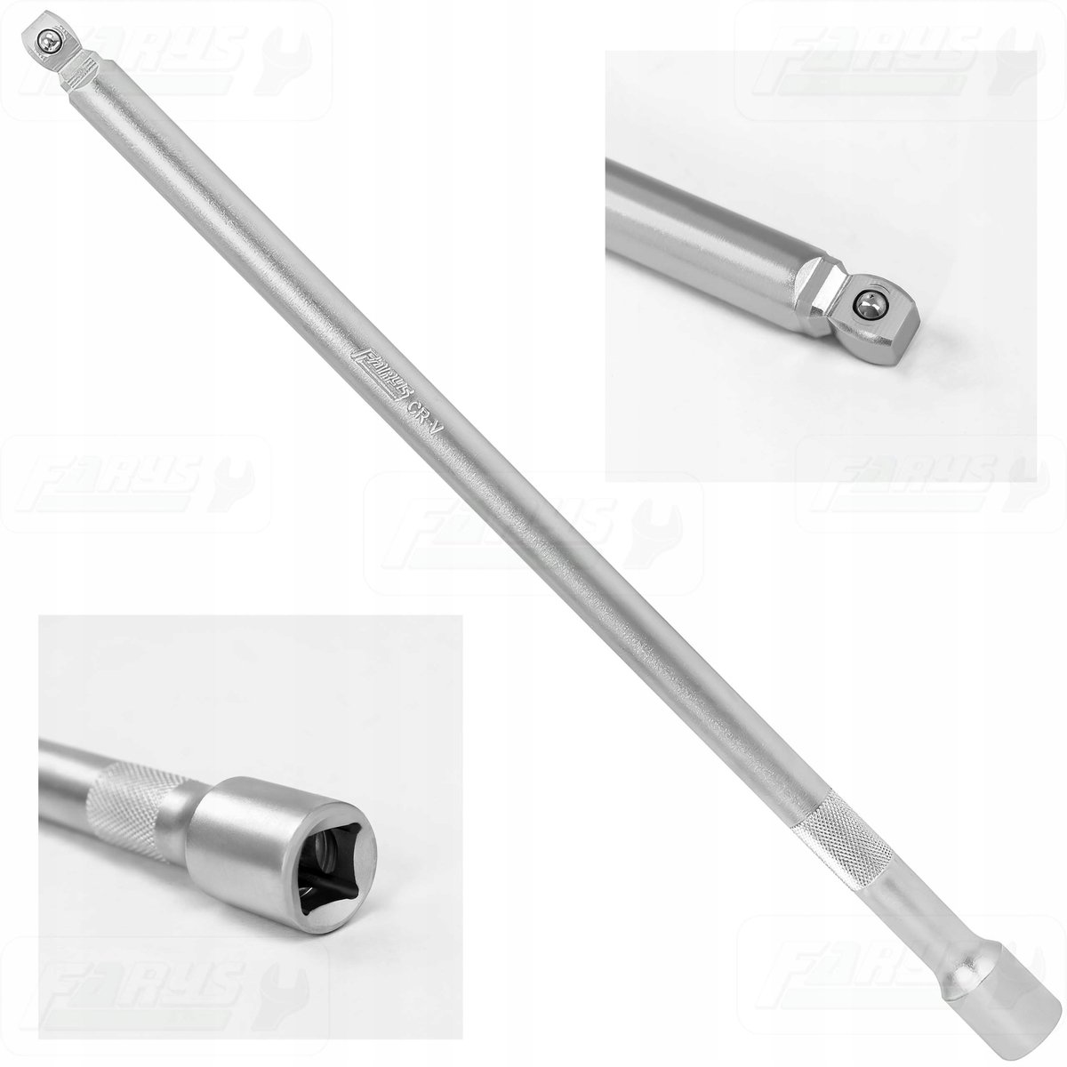 Verstelbare Verlengkoker 1/2" 380mm CrV - Ideaal voor Lastige Plekken