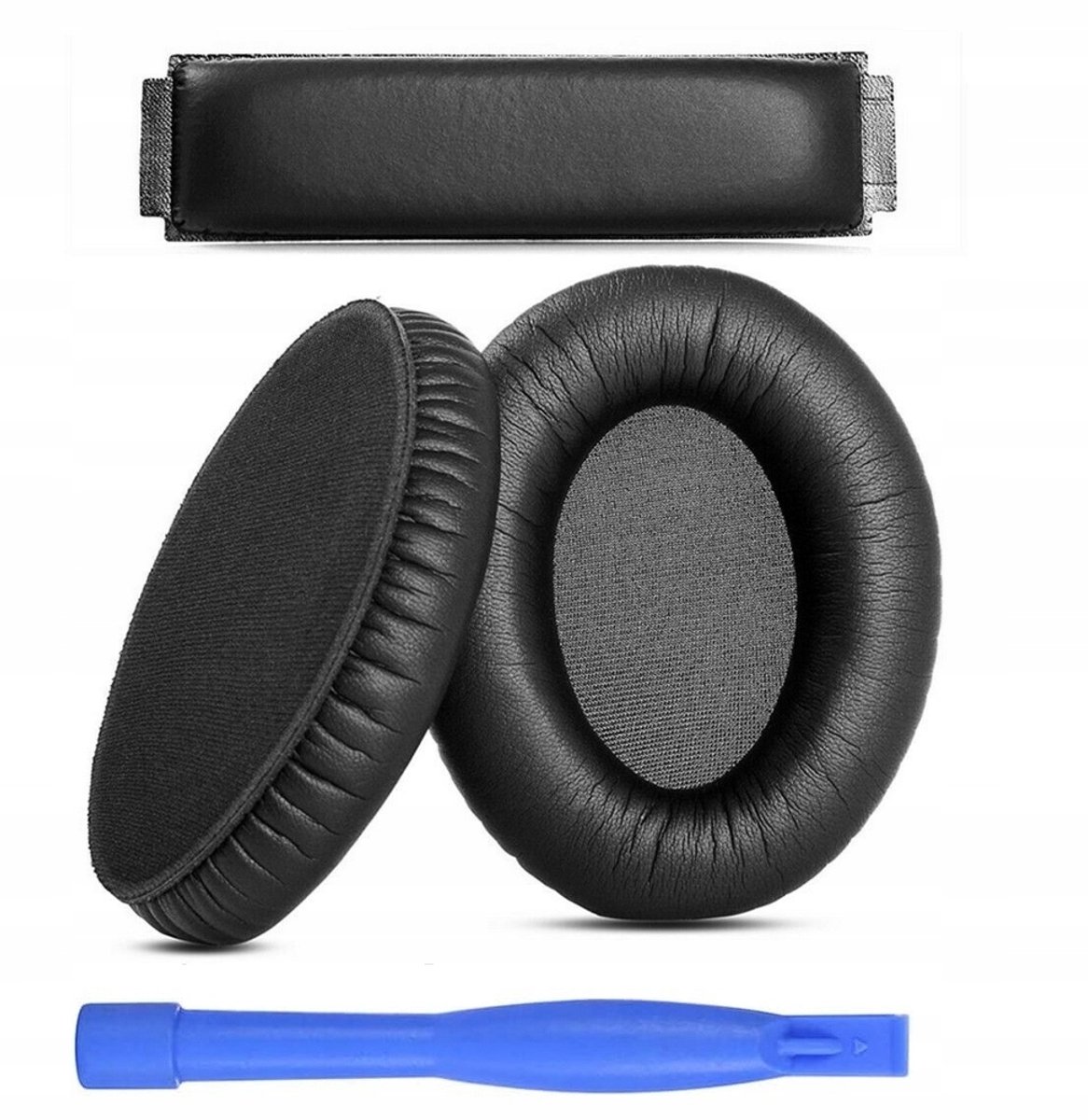 Oorkussens & Hoofdbandkussen voor Sennheiser HD419 HD429 - Zwart