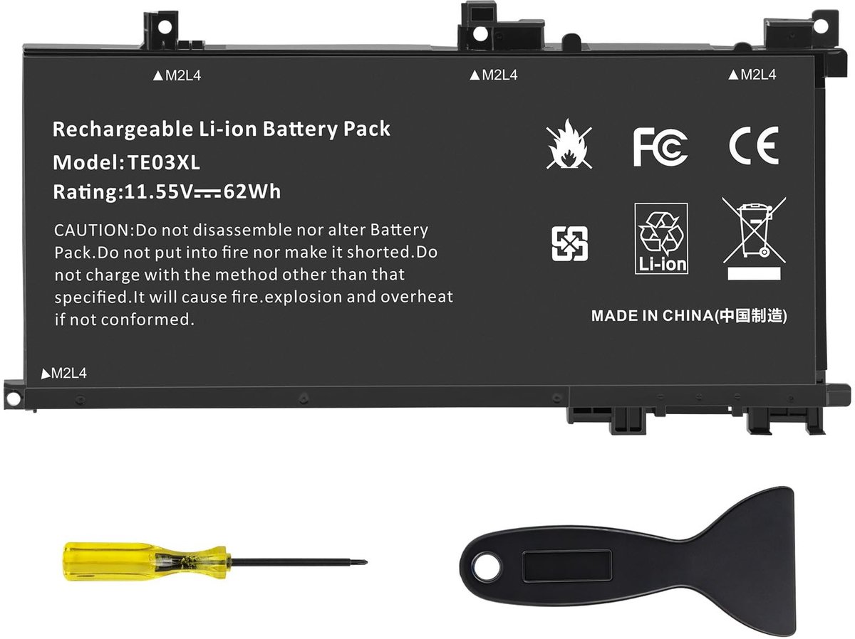 Elzusha - Laptopbatterij 11.55V/62Wh voor HP Omen en Pavilion