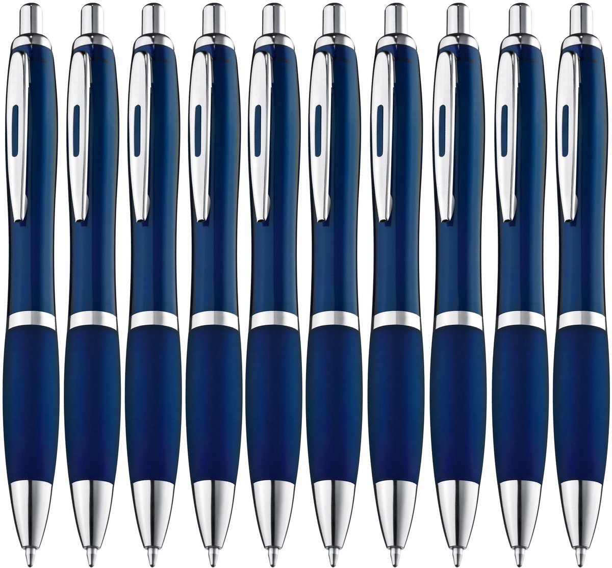 Elzusha - Ergonomische Balpen Premium Set - 50 Stuks - Blauw Inkt