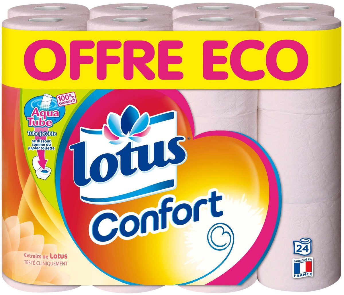Elzusha - Toiletpapier Lotus Confort - 24 Rollen