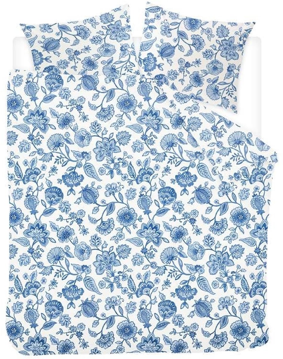 Elzusha - Dekbedovertrek - 2-persoons - 200x200/220 cm - Blauw