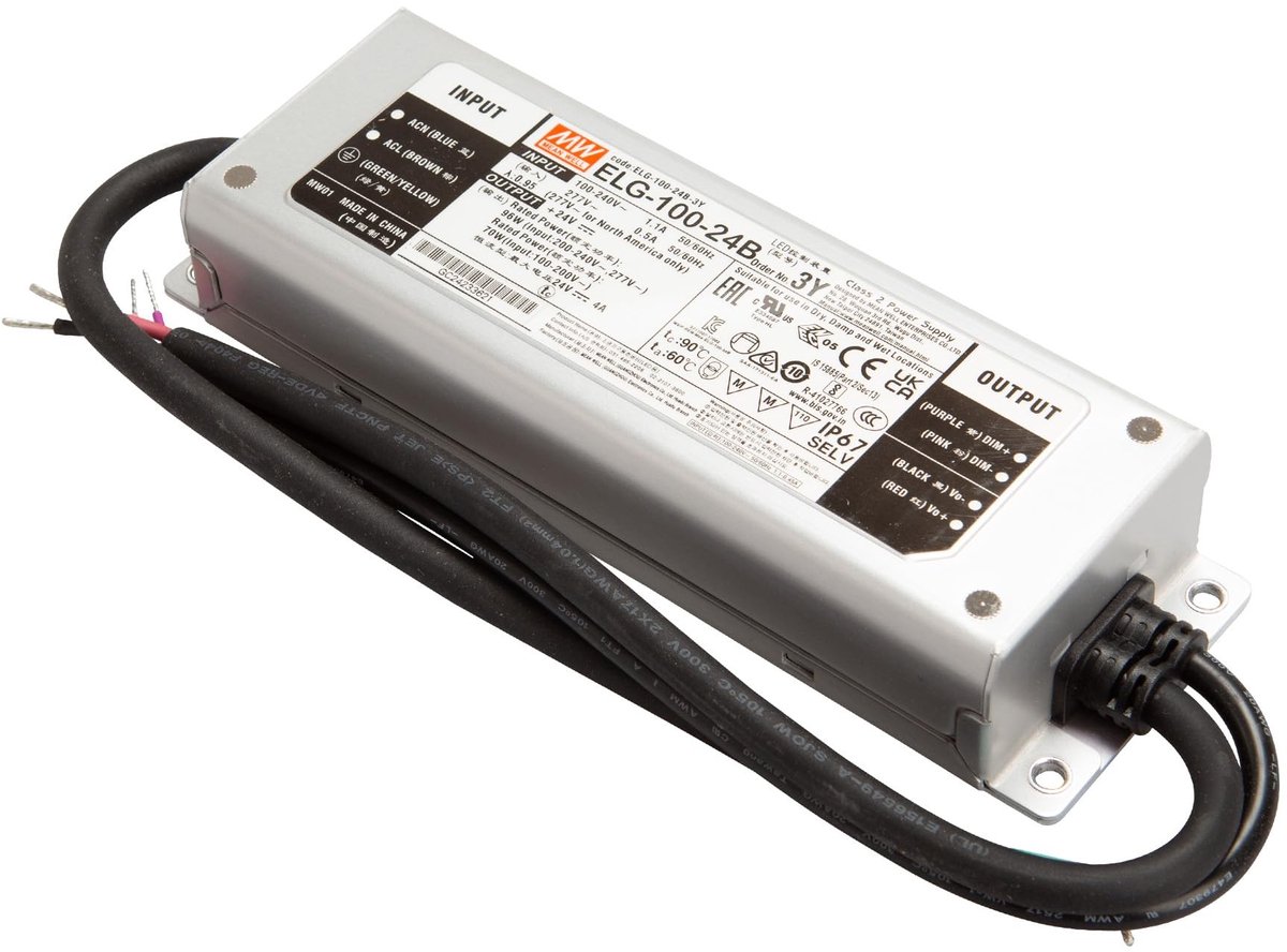 Elzusha - LED Transformator voor Constant Voltage en Stroom 96W