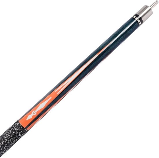 Biljartkeu 145 cm met quick release verbinding en hardhouten schacht 57 inch, 2-delig -Oranje — afbeelding 5