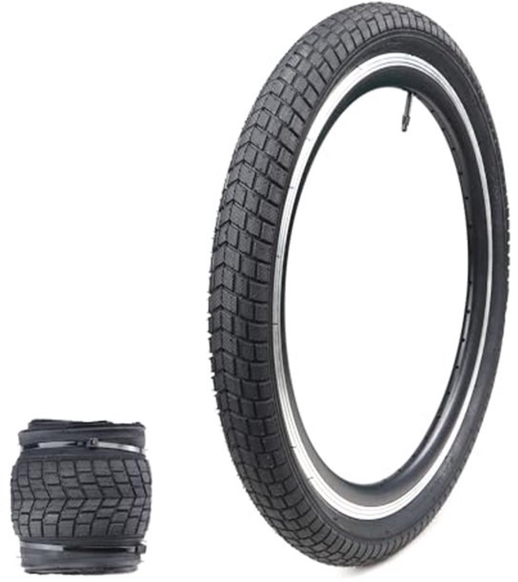 20 Inch Fietsbande 20 x 2.125 - Set van 2 voor Scooter, Kinderfiets en MTB