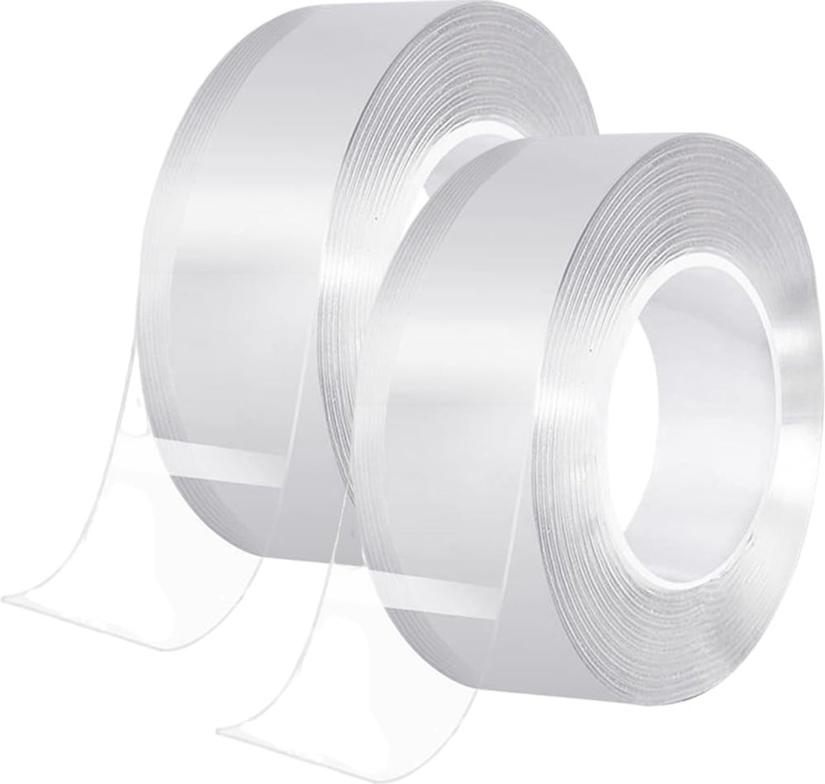 Elzusha- Dubbelzijdige Tape Extra Sterk - Nano Tape - Herbruikbare Tape - Spoorloze Plakband - Plakbandhouder - 3M Technologie - 10FT Lengte