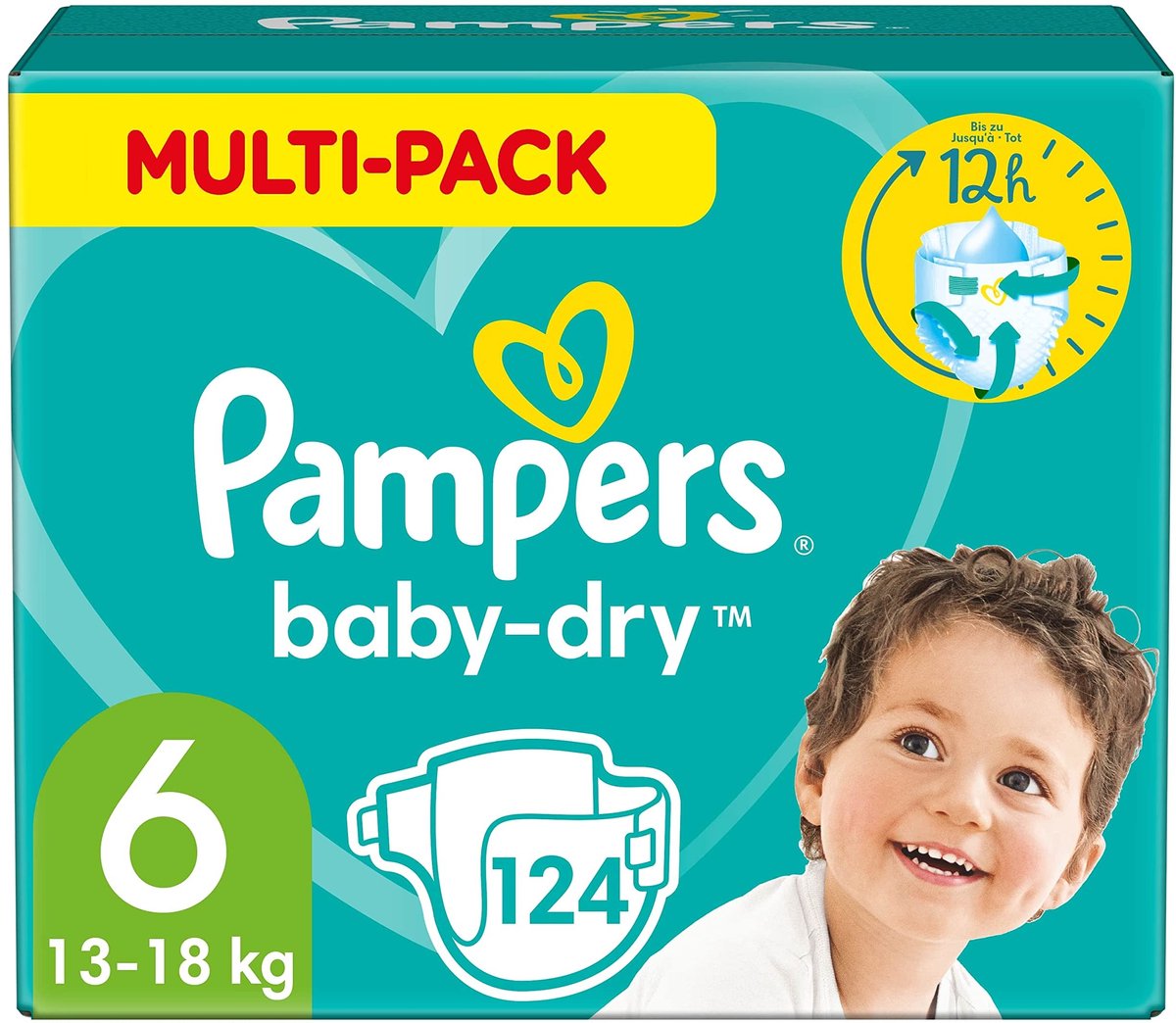 Elzusha - Baby-Dry Luiers - Maat 6 - 1 maandbox