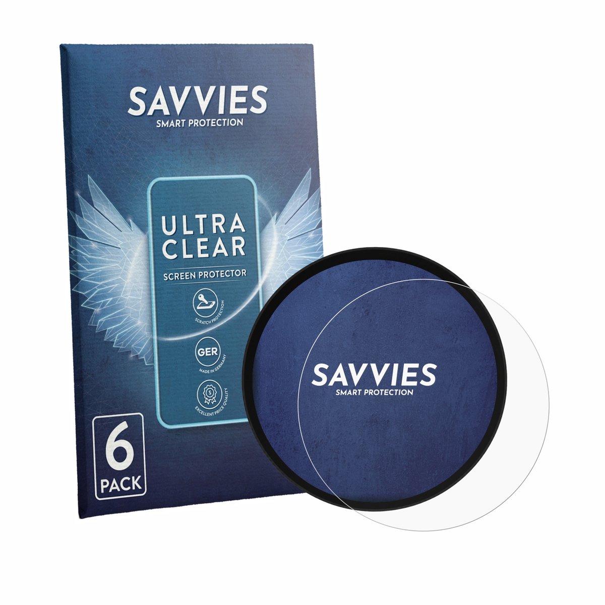 Savvies - Screenprotector voor Royal Enfield Himalayan 450 2026 - Folie Beschermfolie transparant 6 Stuks