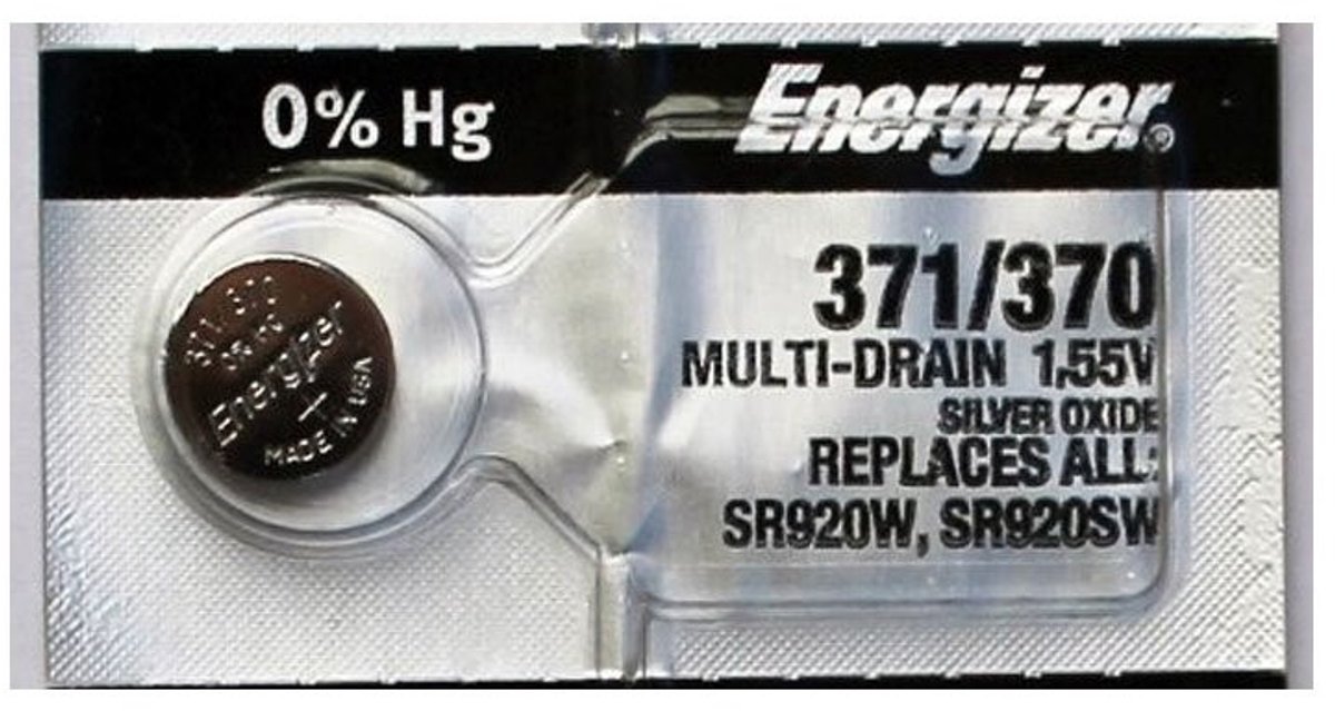 Elzusha - 2 x 1.55V Silver Oxide Horlogebatterijen