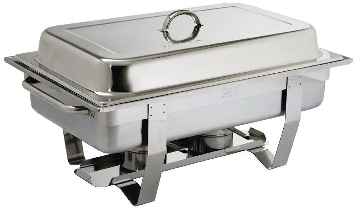 Evaux Boutique buffetbak - 9L - RVS - Dubbele branders - Ideaal voor buffetten, bruiloften, verjaardagen, feestdagen - Praktisch te gebruiken en op te bergen