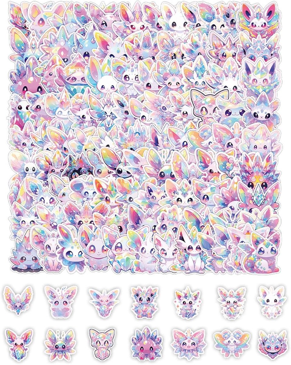 Schattige Dieren Stickers voor Waterflessen, Skateboards en Laptops - 100 Stuks Waterproof Cadeau voor Kinderen en Tieners