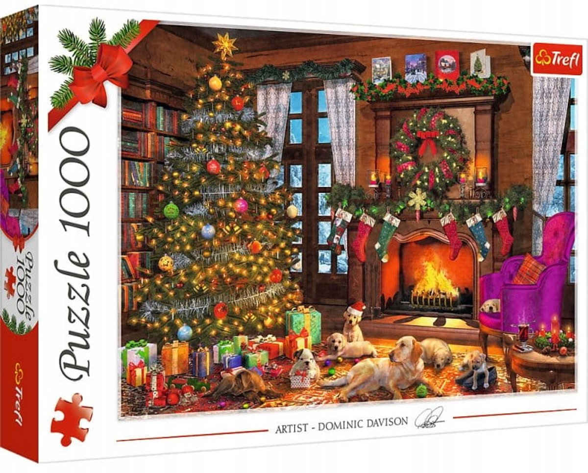 Kerstpuzzel Sinterklaas 1000 stukjes - 68x48cm