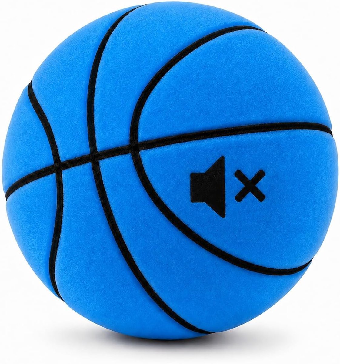 Silent Basketbal - 2026 verbeterde maat 7 indoor basketbal - 24 cm luchtloze schuimbal - stille basketbal voor training in de ruimte - lichtgewicht training stille bal