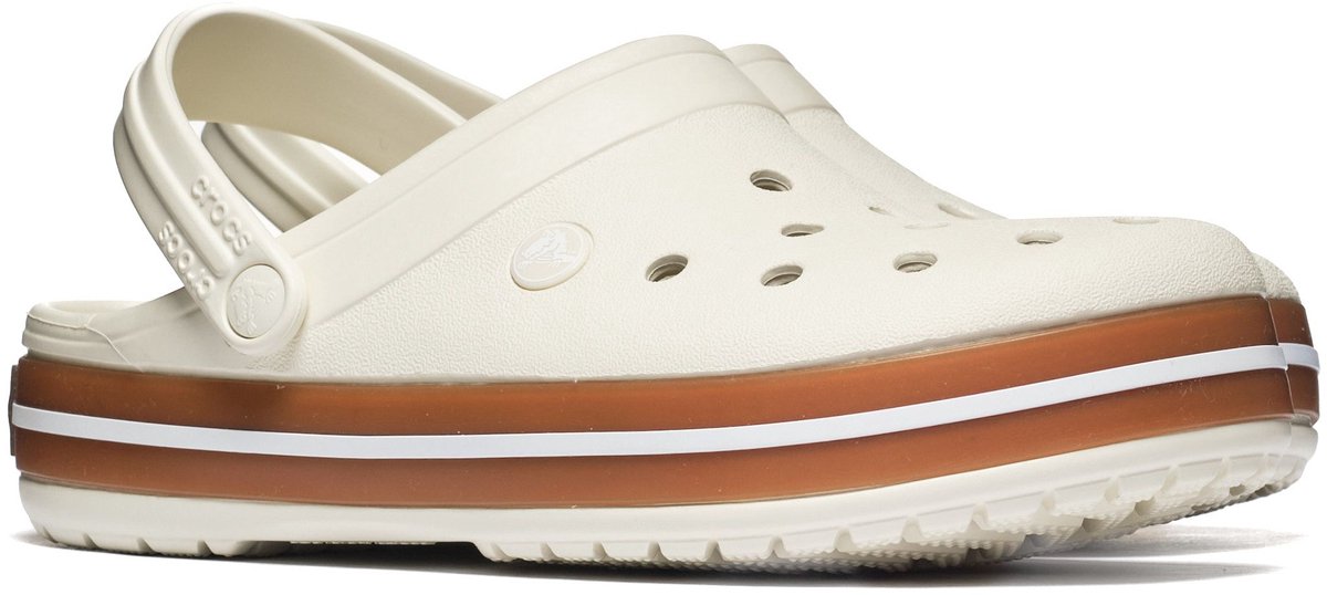 Crocs Crocband Gum Klompen Wit EU 39-40