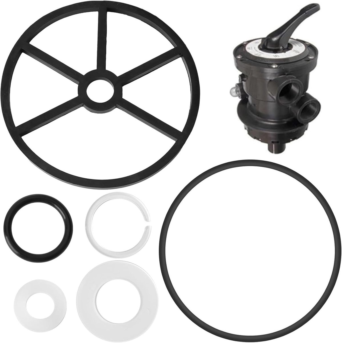 Complete Reparatieset voor Zwembaden - Inclusief Kit voor het Dichten van Scheuren en Lekken, Ideaal voor Onderhoud en Herstel