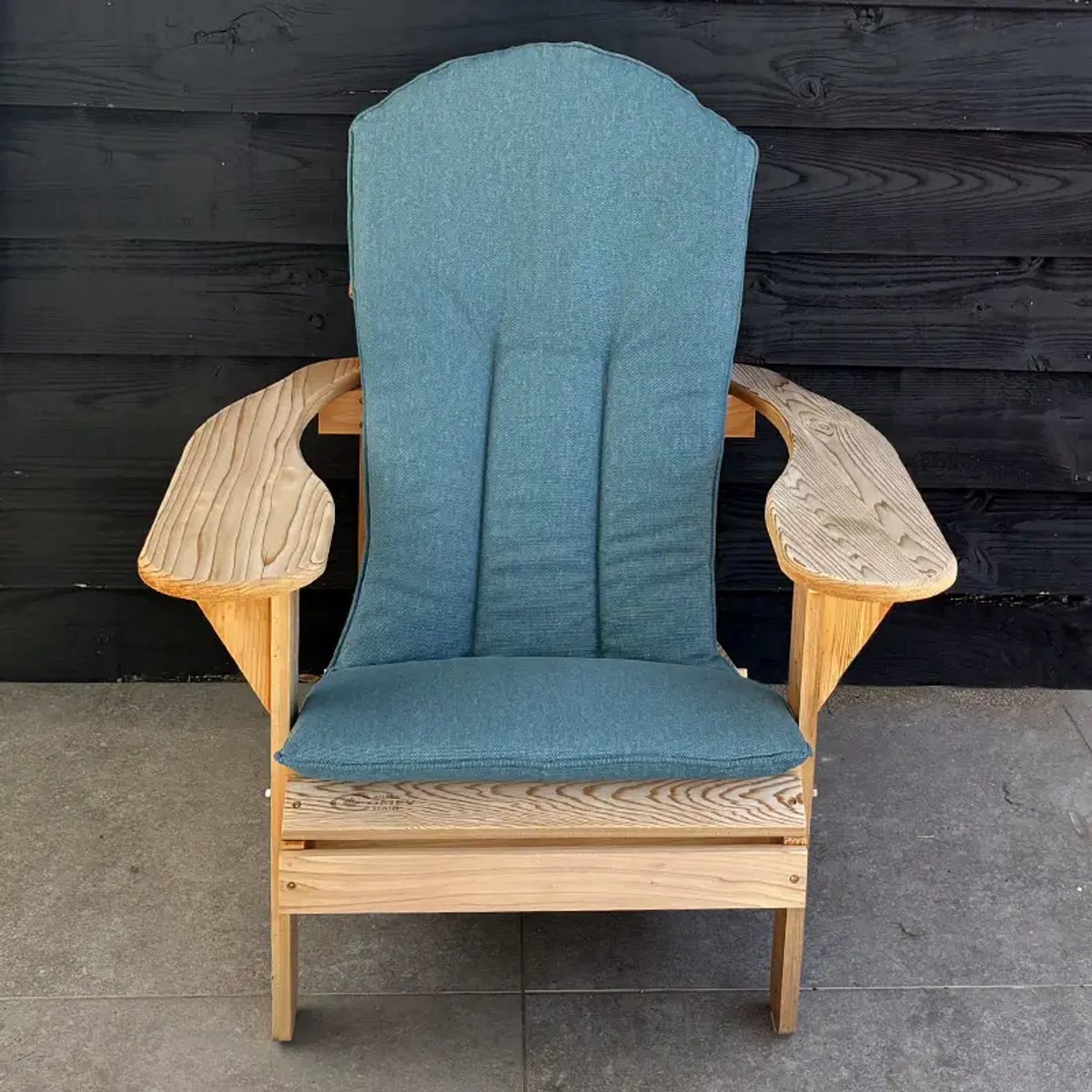 Origineel Adirondack Stoelkussen Zeeblauw | Speciale pasvorm | Blijft koel in de zon | Makkelijk schoon te houden | Adirondack Stoel Loungestoel Bearchair