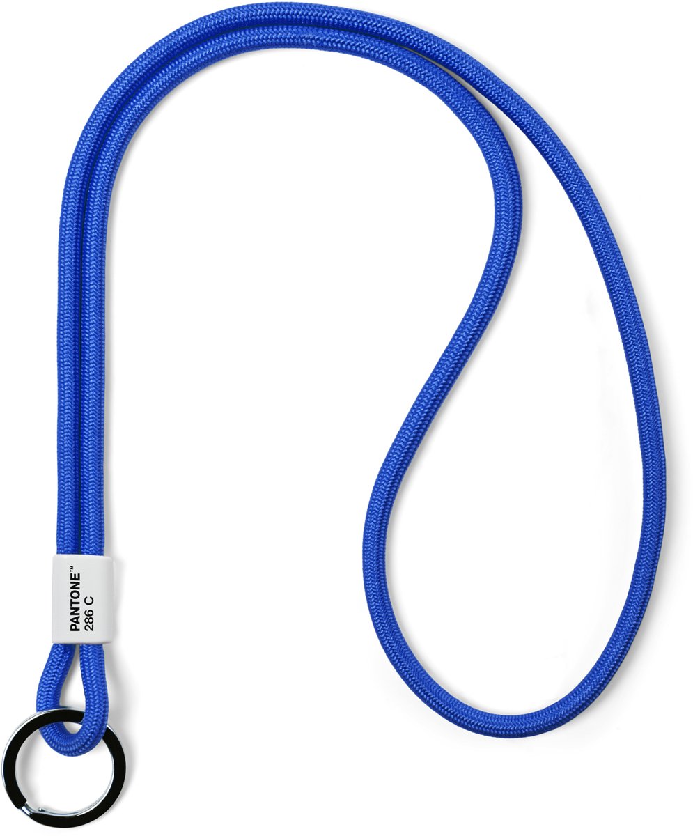 Pantone Sleutelhanger – Nylon – 48 cm – Clear Blue 286
